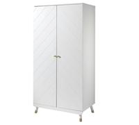 Vipack Armoire Billy 2 portes Gris