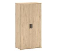 VIPACK - SAM Armoire 2 portes,Reproduction chêne mélaminé