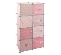 Atmosphera Étagère de rangement pour tiroir – Rose – Enfants