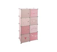 Armoire enfant rose