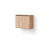 Armoire Etagère Haute Avec Portes Chêne