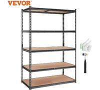Armoire - Étagère sur pied à 5 étages - Étagères - Unité d'étagère - Étagère métallique - Étagère de stockage - Pour cuisine, salon, entrepôt - 90 x 30 x 182,88 cm - Max. 181 kg par étagère - Poids to