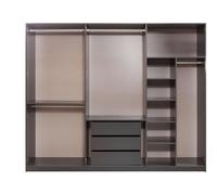 Armoire grise moderne Armoires de chambre à coucher Aménagement design