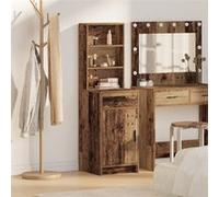 Armoire haute Bois ancien 40x41x135 cm G