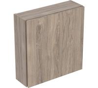 Armoire haute compacte Geberit iCon carrée H46 7 1 porte Noyer Carya - GEBERIT 502.319.JR.1