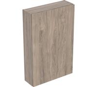 Armoire haute compacte Geberit iCon rectangulaire H70 1 porte Noyer Carya - GEBERIT 502.318.JR.1