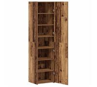 vidaXL Haut Armoire Bois Ancien 45 x 42,5 x 185 cm, Buffet élégant, Meuble de Rangement Moderne, Solutions spacieuses, Bois aggloméré, Design Pratique, étagère Chic
