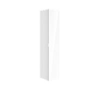 KEUCO EDITION 11 ART Armoires hautes, 1 porte, charnières à droite, 400x1800x360mm, 32552300400, Corps/Avant: Laqué blanc mat soyeux / verre blanc