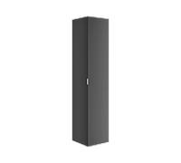 Keuco Edition 11 Art armoire haute 32554540401 40x180x36cm, charnières à droite, avec électricité, finition satinée, fumée