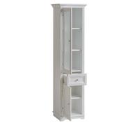 Armoire haute Meuble de salle de bains Armoire basse blanche Armoire de salle de bains Bois