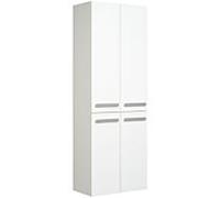 Armoire haute Pelipal série 4005 992.116.025 4 portes, 60x168x33 cm, blanc polaire brillant/blanc brillant Select, poignée chromé