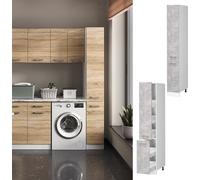 Armoire haute universelle Vicco R-Line Béton 30cm avec portes, Model 41899