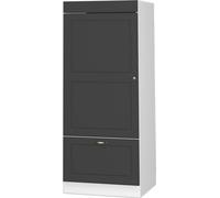 Armoire haute Vicco Fame-Line Anthrazit-Gold Landhaus/Blanc 60cm, Model 38525
