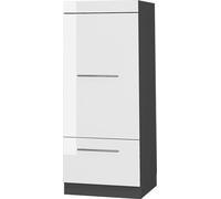 Armoire haute Vicco Fame-Line Blanc Haute brillance/Anthracite 60cm, Model 38583