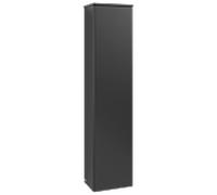 Armoire haute Villeroy & Boch Antao K46000PD 41,4 x 171,9 x 28,7 cm, plan vasque laqué, laque noire mate