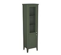 Armoire haute VitrA Valarte 65808, 53,5 x 39,5 x 196,5 cm, ouverture à gauche, sur pied, corps laqué vert vintage