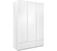 Armoire IMAGE 60B - blanc mat - 3 portes + 2 tiroirs - 121,6 x 191 x 55 cm