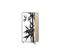 SIMMOB Armoire Informatique Mobile Chêne 2 Tiroirs 5 Niches L 65.2 H 139.9 P 53.1 cm - Bambous 912