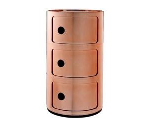 Armoire - KARTELL - Componibili - Cuivre - 2 portes coulissantes - 58x60x58 cm