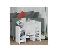 Vidaxl Armoire Latérale Blanc 60x26x60 Cm Aggloméré