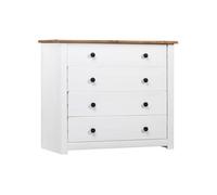 Armoire latérale Blanc 80x40x73 cm Pin Assortiment Panama