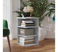 vidaXL Armoire latérale - Gris béton