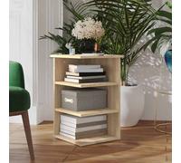 vidaXL Armoire latérale Chêne sonoma 35x35x55 cm Aggloméré Marron