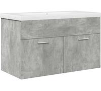 Armoire lavabo de salle de bain avec bassin intégré et robinet