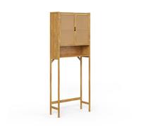 Armoire machine à laver Liora, 66x168cm avec 2 portes, Bambou, Vicco 56457