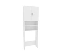 Armoire machine à laver Martha, 64x190cm avec 2 portes courtes, Blanc, Vicco 40274
