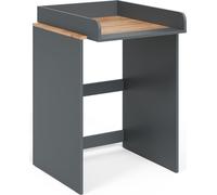 Armoire machine à laver Vicco Viktor Anthracite/chêne doré 68x88.2cm 2 pièces avec plan à langer, Model 56189