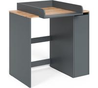 Armoire machine à laver Vicco Viktor Anthracite/chêne doré 93.6x88.2cm 2 pièces avec plan à langer, Model 56190