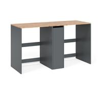Vicco Armoire Machine à Laver Viktor, Anthracite, 159.8x88.2cm | avec 3 compartiments