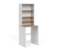 Armoire machine à laver Viktor, 66x88.2cm 2 pièces avec étagère, Blanc/Chêne Artisan, Vicco 58027
