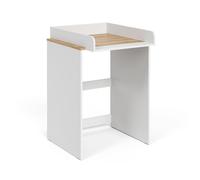 Armoire machine à laver Viktor, 68x88.2cm 2 pièces avec plan à langer, Blanc/Chêne Artisan, Vicco 58031