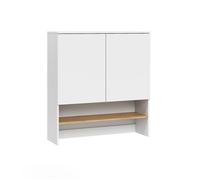 Vicco Armoire Machine à Laver Viktor, Blanc/Artisan, 93.6x100.4cm