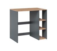 Armoire machine à laver Viktor, 93.6x88.2cm avec 2 étagères, Anthracite/Chêne de force doré, Vicco 60593