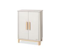 Armoire Malea 2 portes MDF laqué Beige