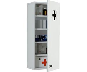 Armoire médicale | Dimensions env. H. 70 x W. 27 x D. 19 cm | Armoire de pharmacie verrouillable | Suspension | Armoire médicinale - Medasa L