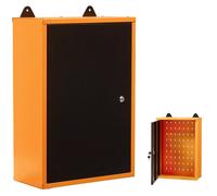 Armoire métallique - 60 x 40 x 20 cm - Livrée avec étagères et panneau à outils