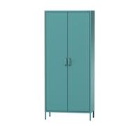 Armoire métallique FLAVIO, 800 x 1850 x 450 mm, Modern: turquoise