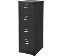 Armoire métallique verticale à 4 tiroirs avec serrure pour bureau à domicile
