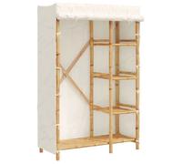 Armoire MGH - Garde-robe Chambre - 110x45x170 cm - bambou M408