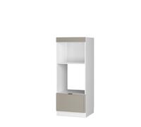 Armoire micro-ondes Fame-Line, 60cm ouvert, GrisBeige/Blanc, Vicco 50356