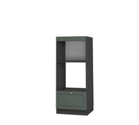 Armoire micro-ondes Fame-Line, 60cm ouvert, Vert Or Campagne/Anthracite, Vicco 38578