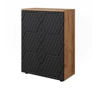 Armoire midisch Irma, 60x81cm, Anthracite avec structure en nid d'abeille, Vicco 42849