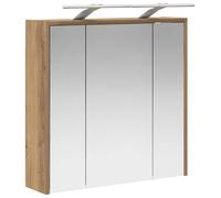 Armoire Miroir de Salle de Bain Chêne artisan