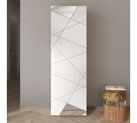 Armoire moderne 1 porte laqué blanc ANTONIA