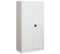Armoire monobloc Tanker H. 198 x L. 100 cm - Corps Gris - Portes Grises