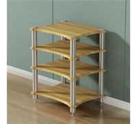 Armoire multimédia, 2/3/4 niveaux, support multimédia AV, support audio/vidéo, support de platine, meuble AV moderne, rack audio, support de composants stéréo pour appareils électroniques grand public